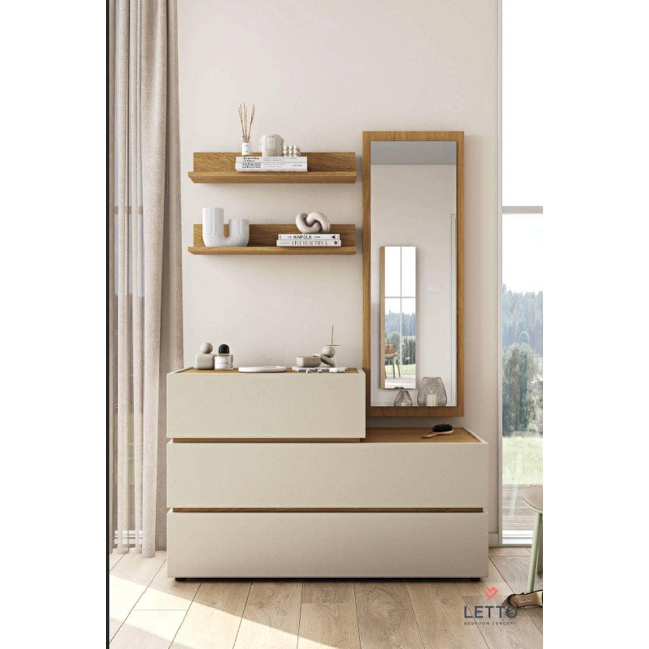 Σετ κρεβατοκάμαρας Letto Loft M31