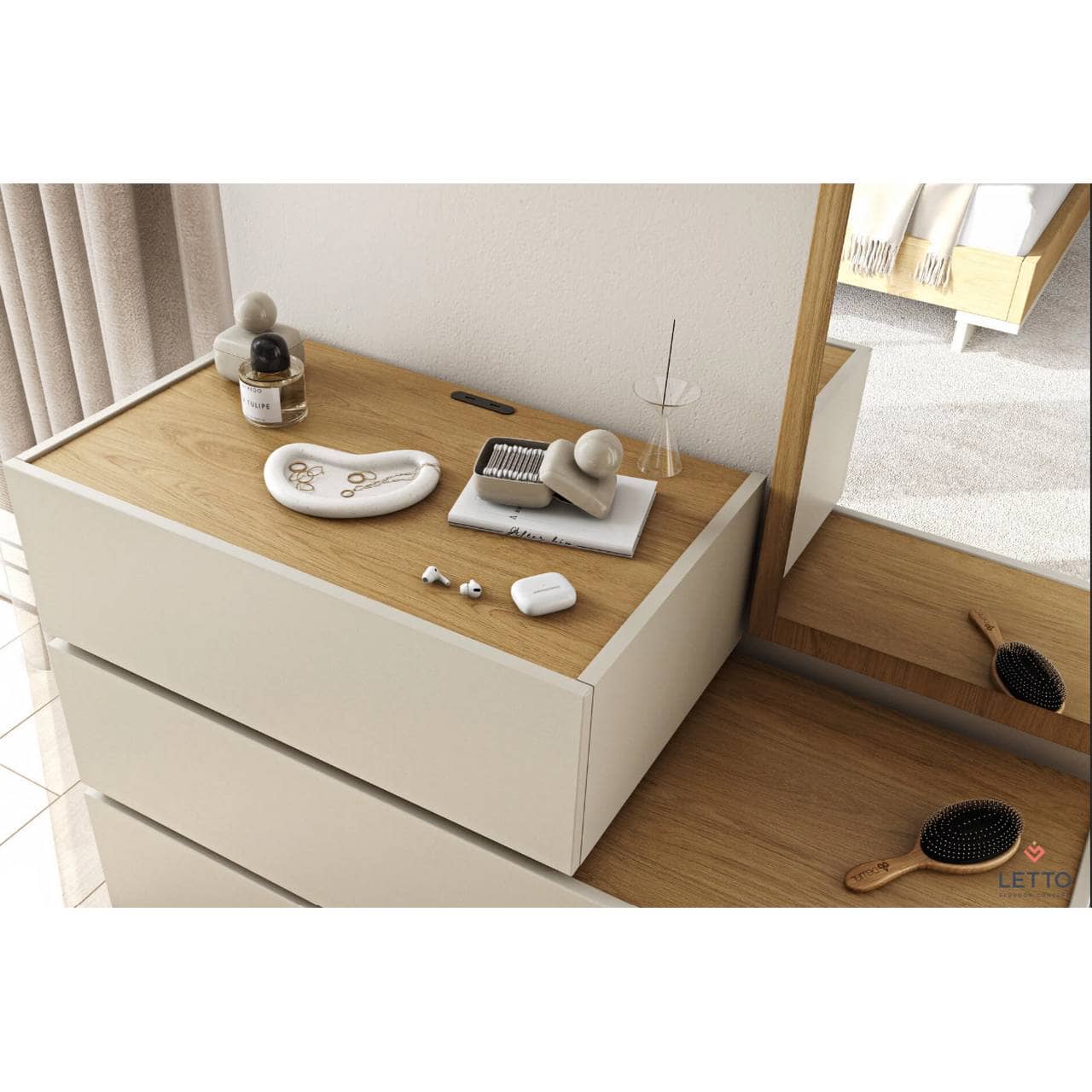 Σετ κρεβατοκάμαρας Letto Loft M31