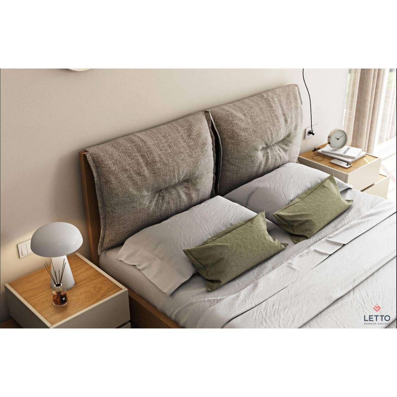 Σετ κρεβατοκάμαρας Letto Loft M31