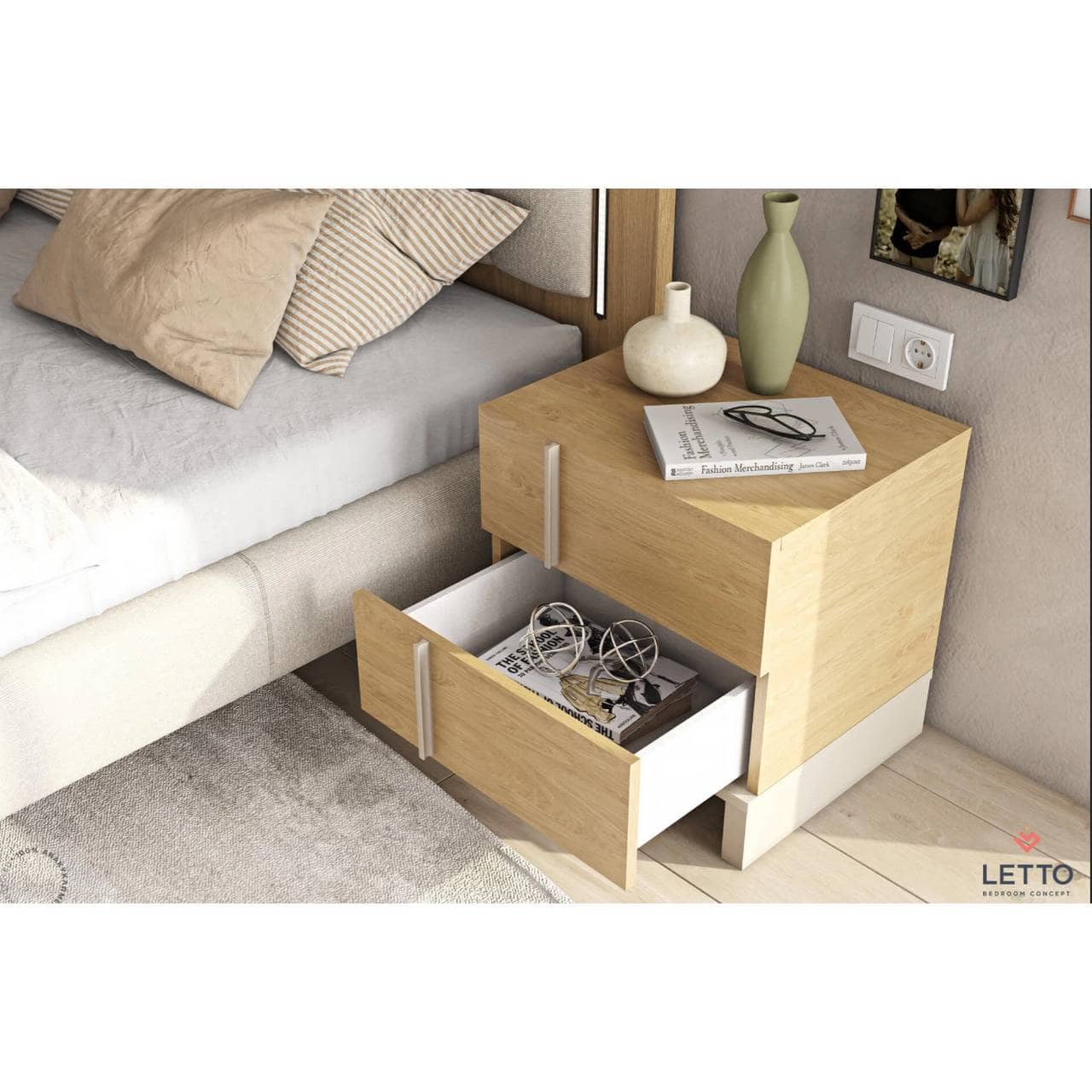 Σετ κρεβατοκάμαρας Letto Mod 