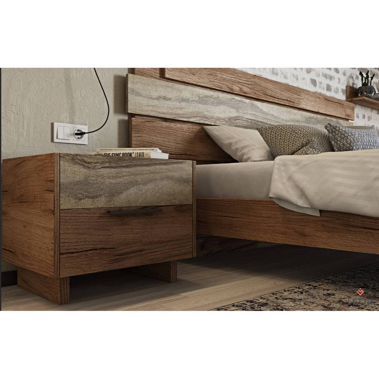 Σετ κρεβατοκάμαρας Letto Sicilia