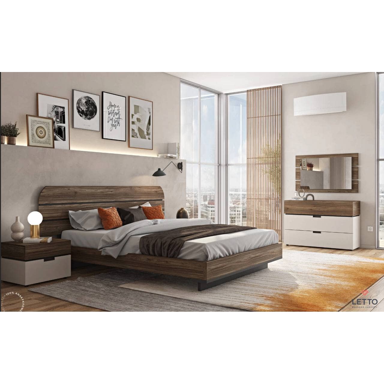 Σετ κρεβατοκάμαρας Letto Cosmos