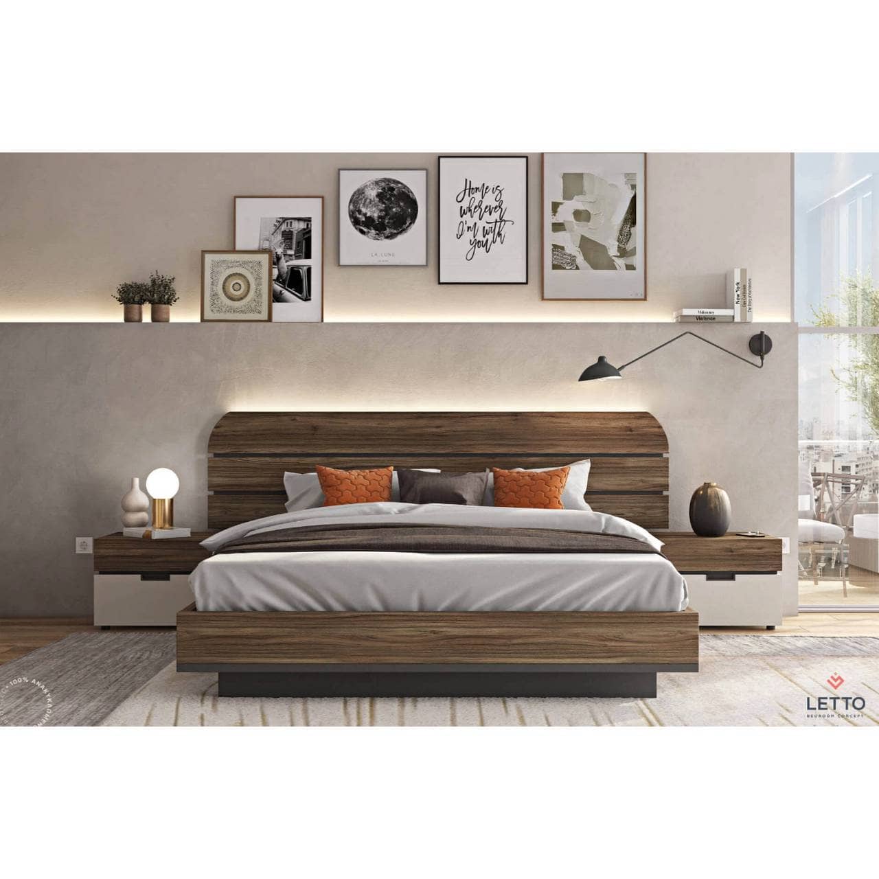 Σετ κρεβατοκάμαρας Letto Cosmos