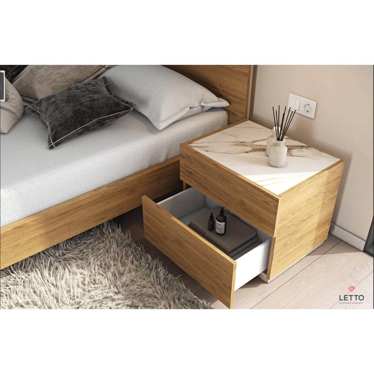 Σετ κρεβατοκάμαρας Letto Tempo