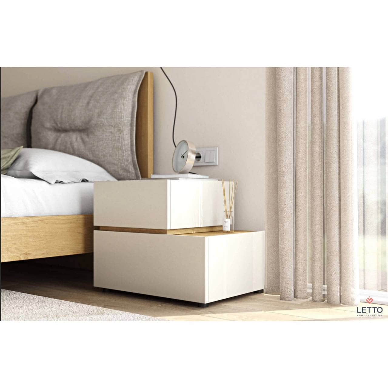 Κομοδίνο Letto Loft. M31