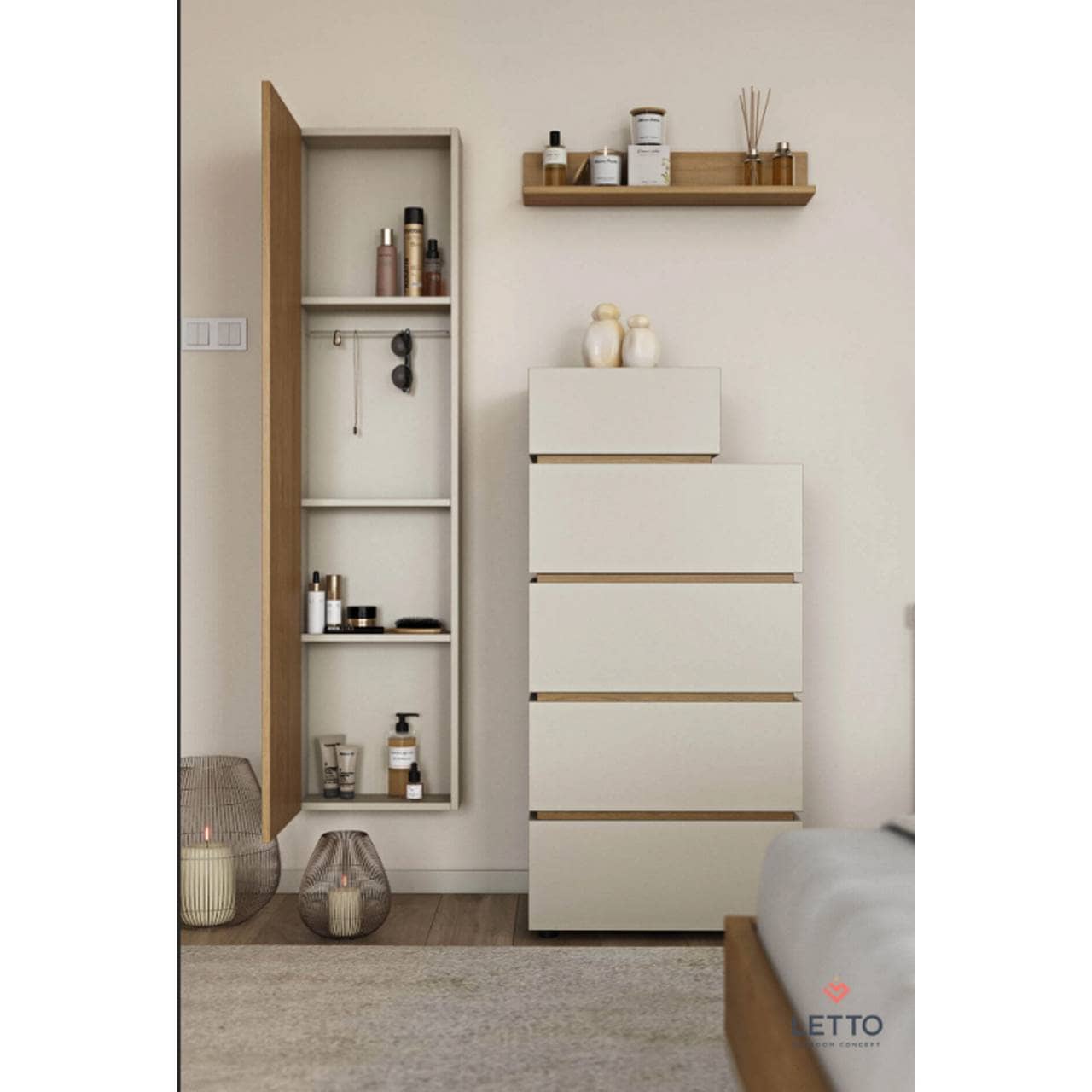 Συρταριέρα Letto Loft M31