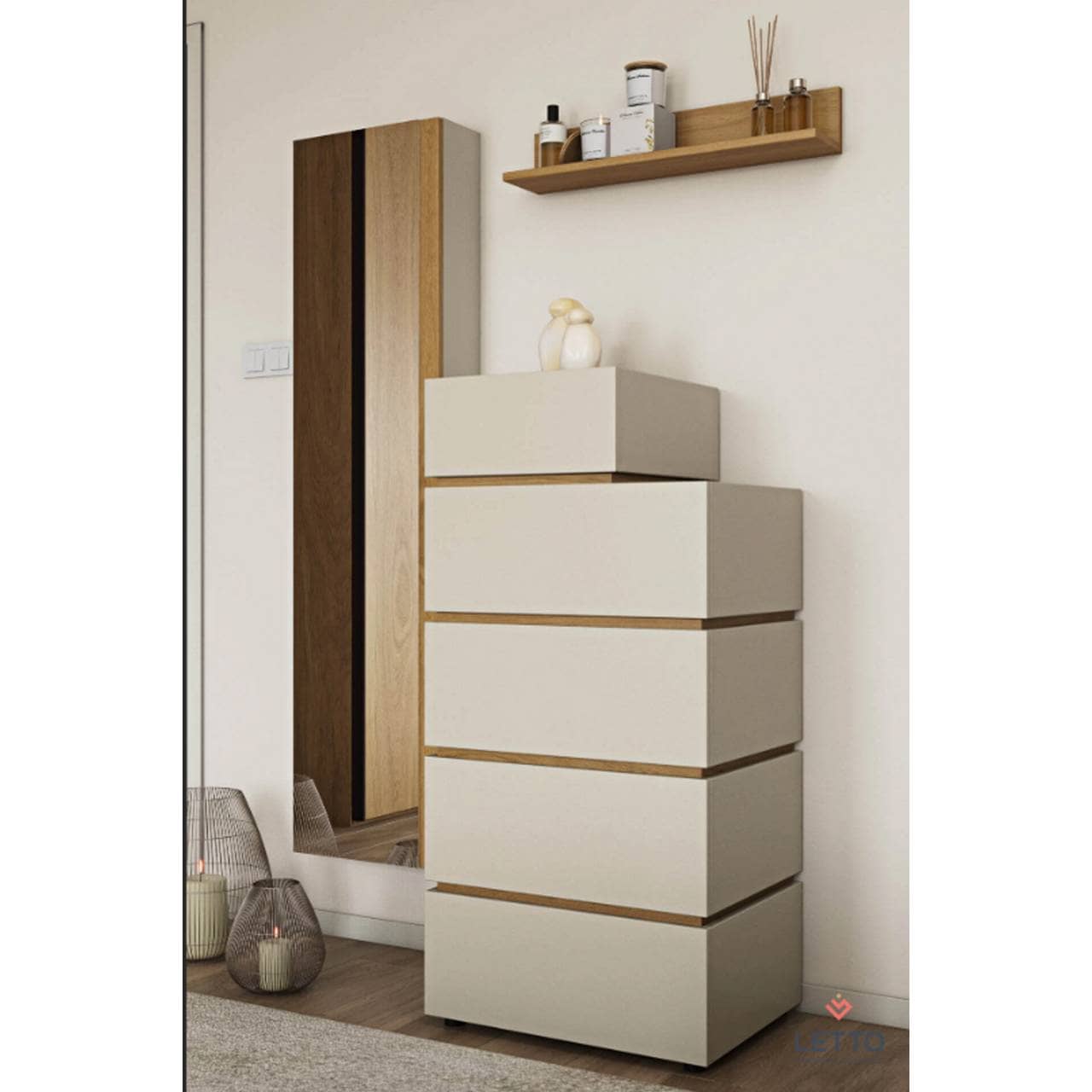 Συρταριέρα Letto Loft M31