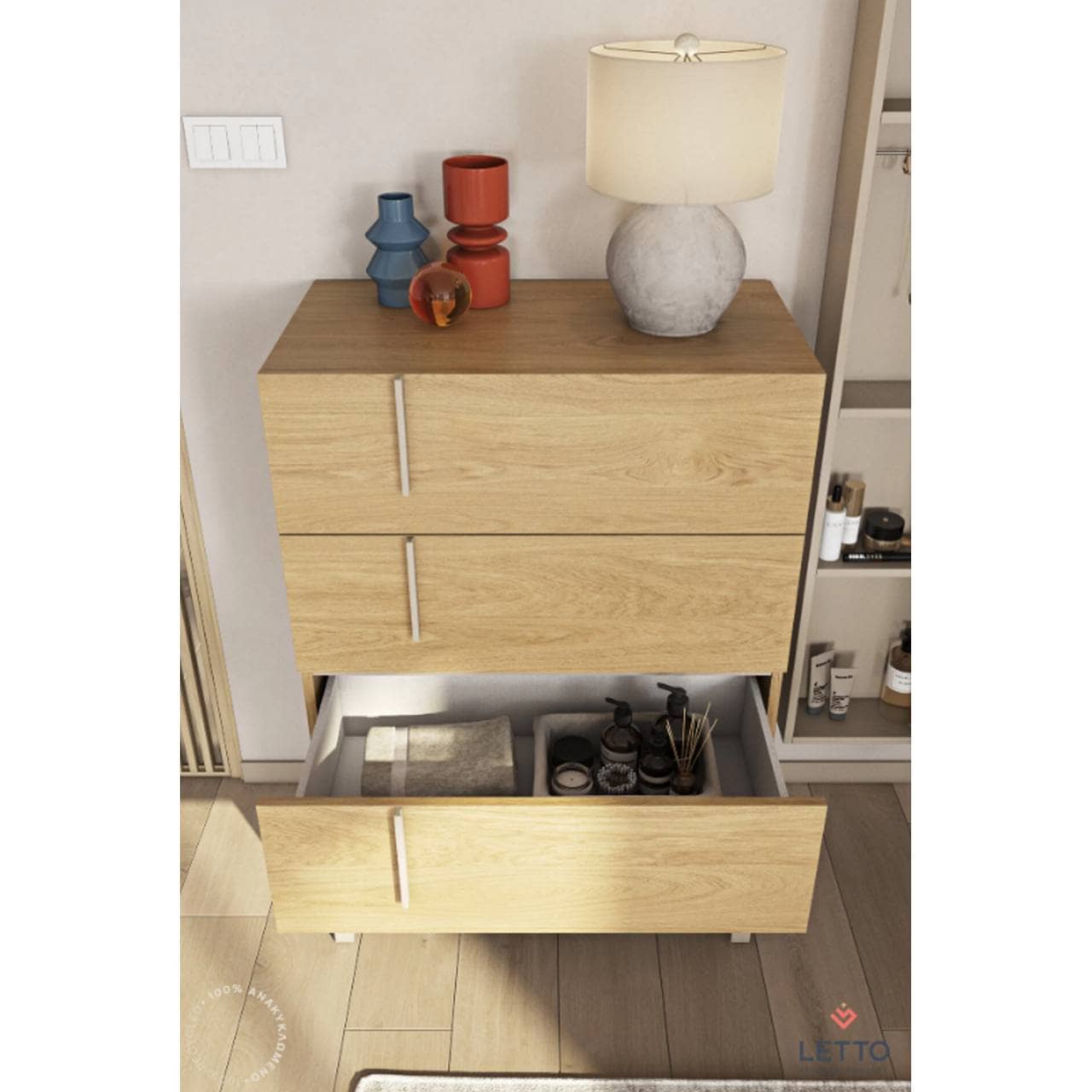 Συρταριέρα Letto Mod